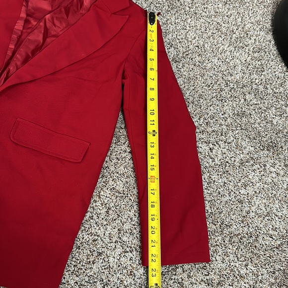 Burgundy flight jacket - Picture 9 of 10